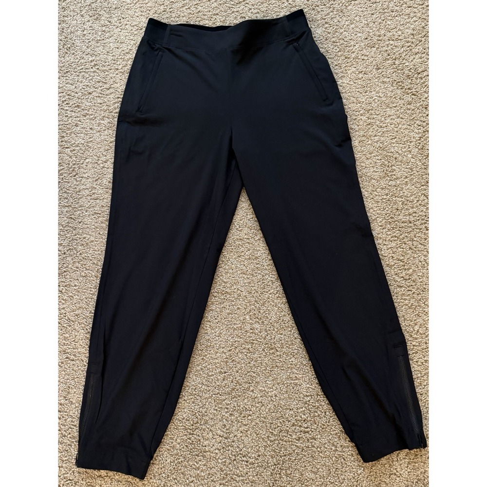 Athleta Women's Jogger Ankle Pant Size 8‎ Black Stretch Travel